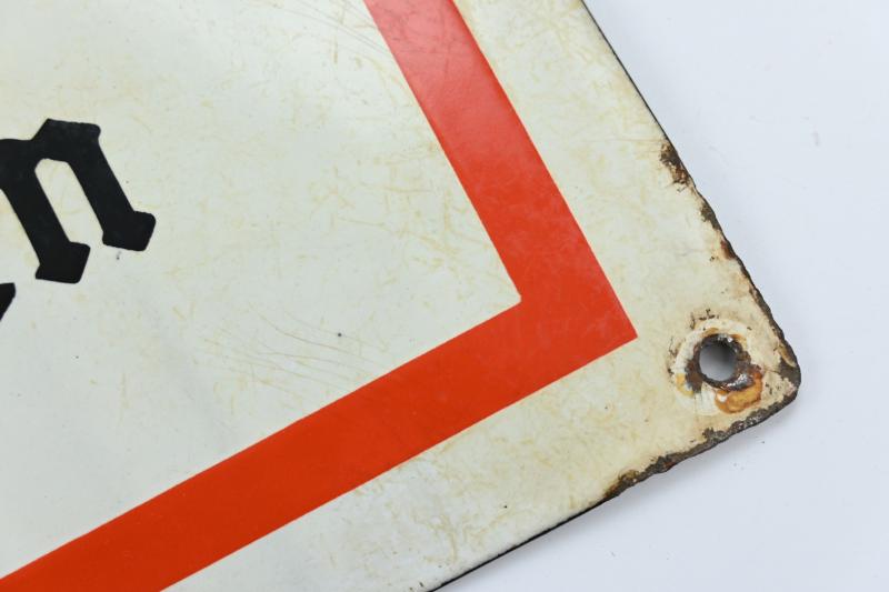 German NSDAP RZM Enamel Sign