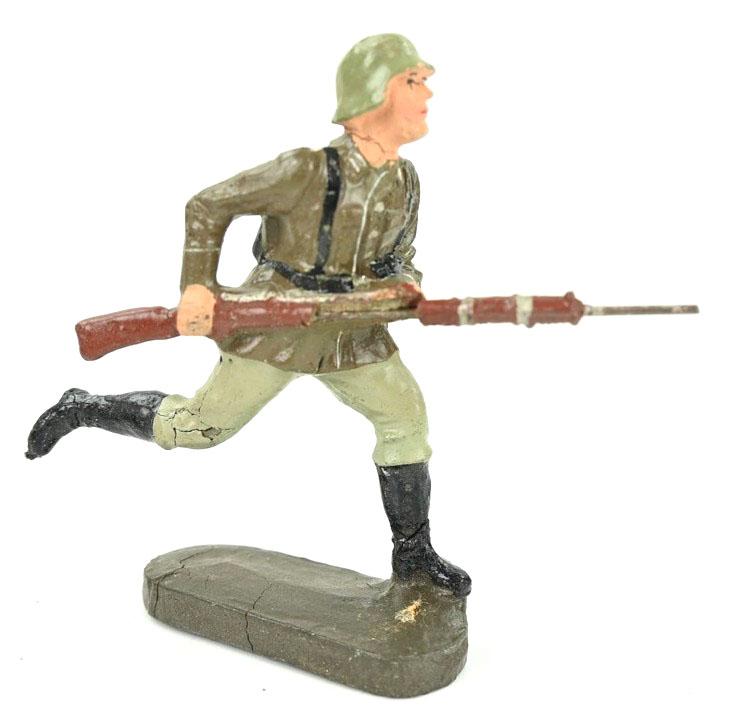 German Elastolin Toy Figure 'Infantry'