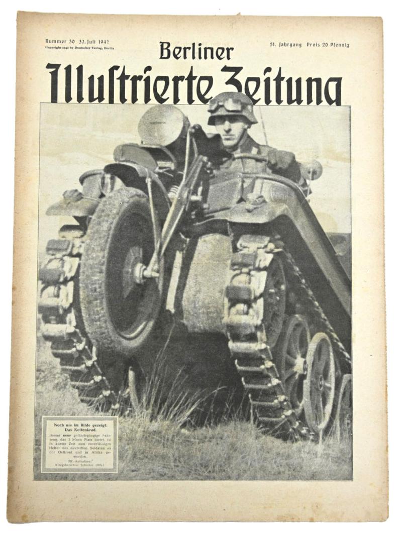 German Berliner Illustrierte Zeitung Newspaper 1942