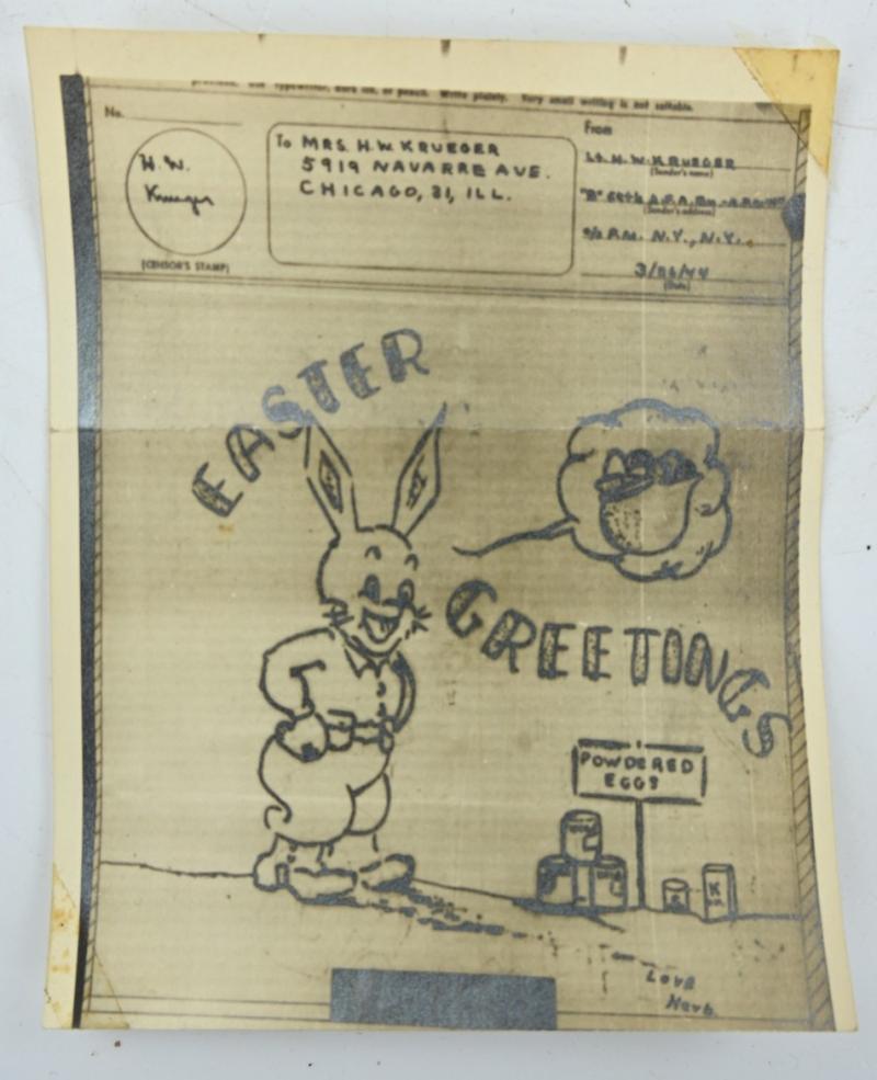 US WW2 Award grouping 'Lt. Herbert W.Krueger' 69th Armored Field Artillery Battalion