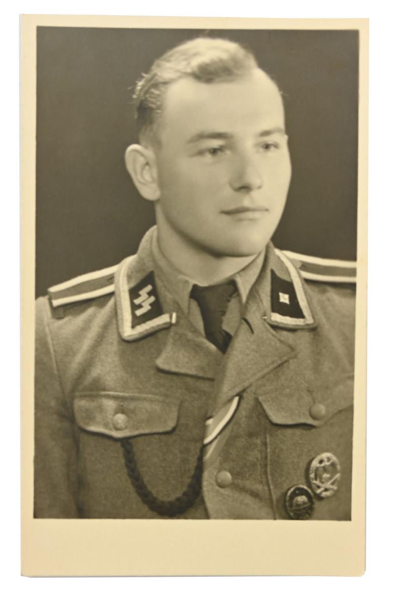German Waffen-SS Portrait Picture SS-Unterscharführer