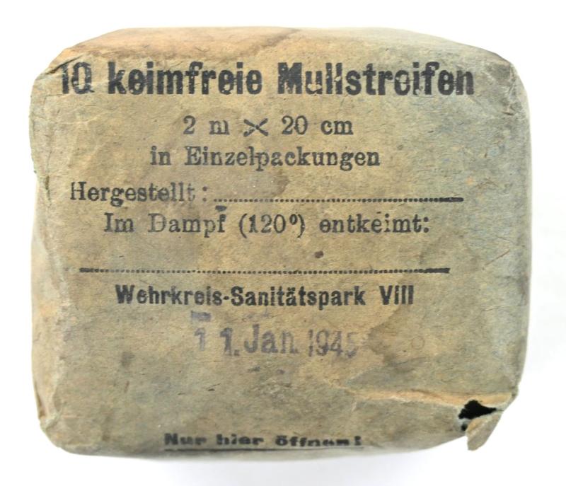 German First Aid Bandage 1945