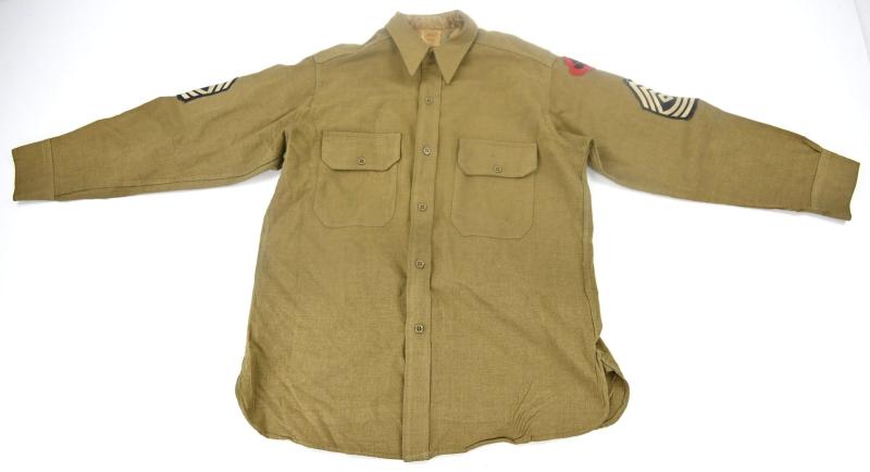 US WW2 Wool Shirt 43rd Infantry Division