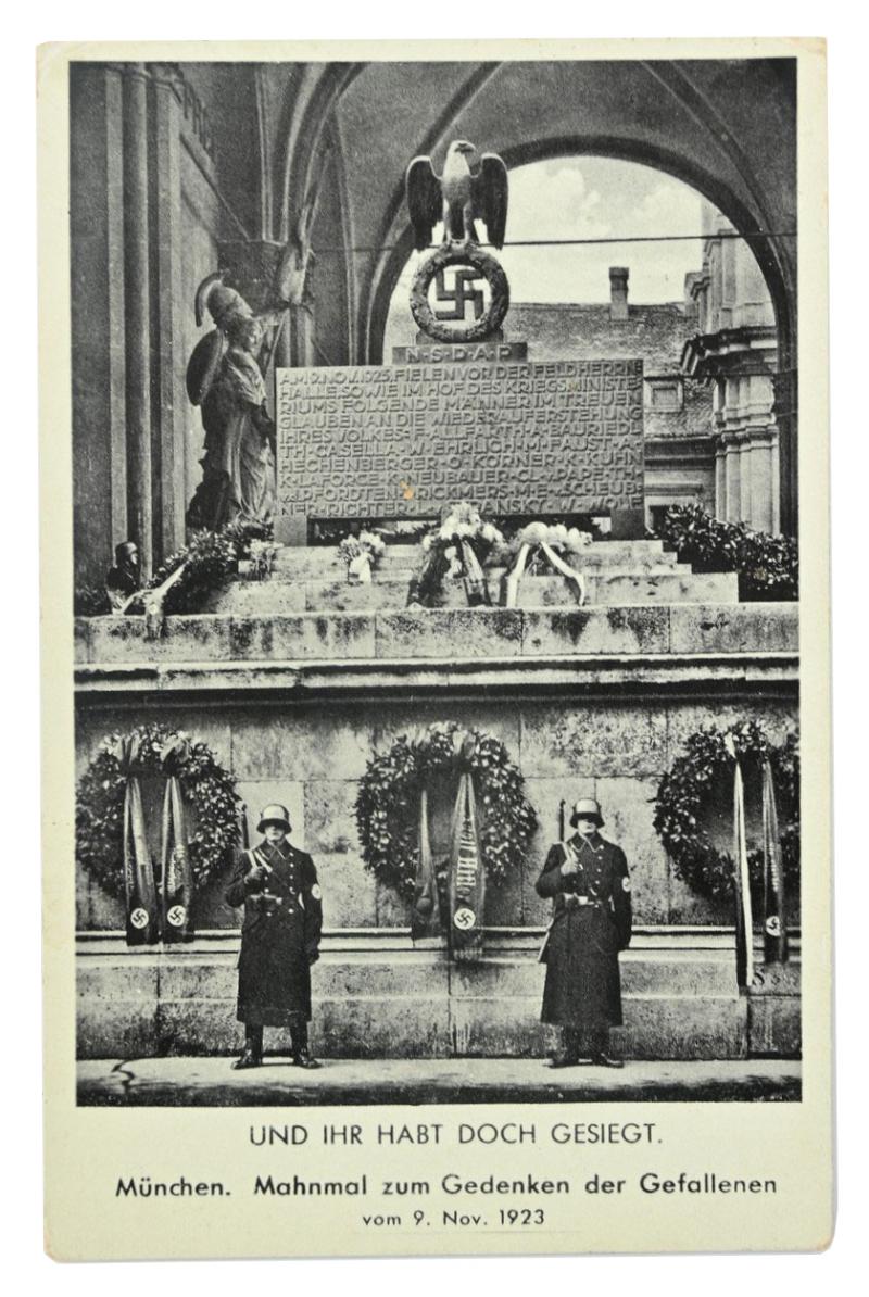 German NSDAP Postcard 'Feldhernhalle'