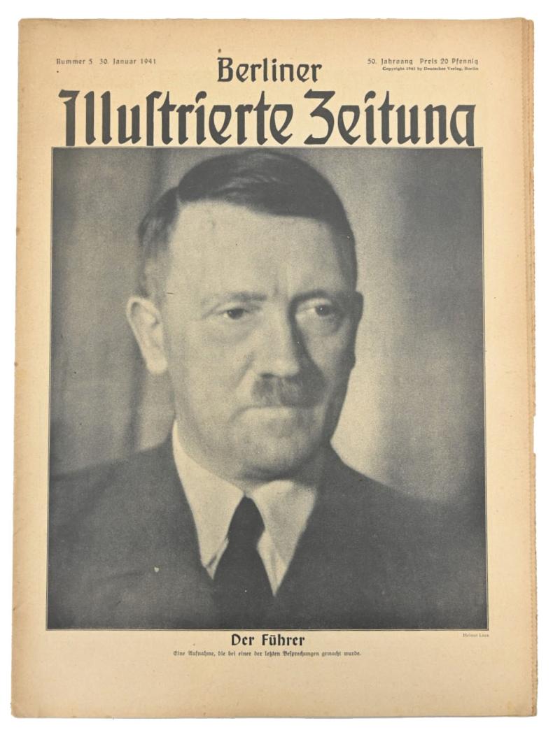 German Berliner Illustrierte Zeitung Newspaper 1941