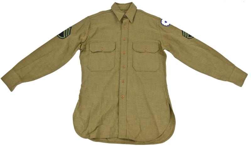 US WW2 Wool Shirt 6th Service Command