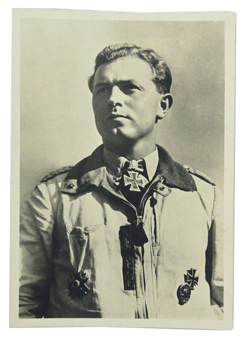 German Knight's Cross recipient Postcard 'Major Oesau'