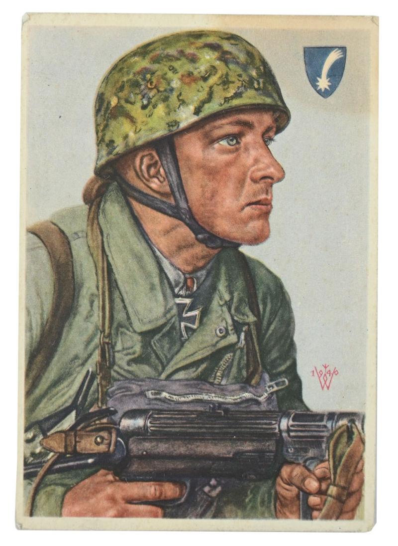 German Postcard of Feldwebel Arpke