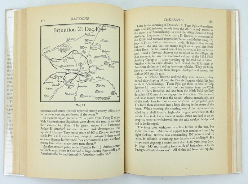 US WW2 Book Bastogne: The First Eight Days: In Which the 101st Airborne Division Was Closed Within the Ring of German Forces