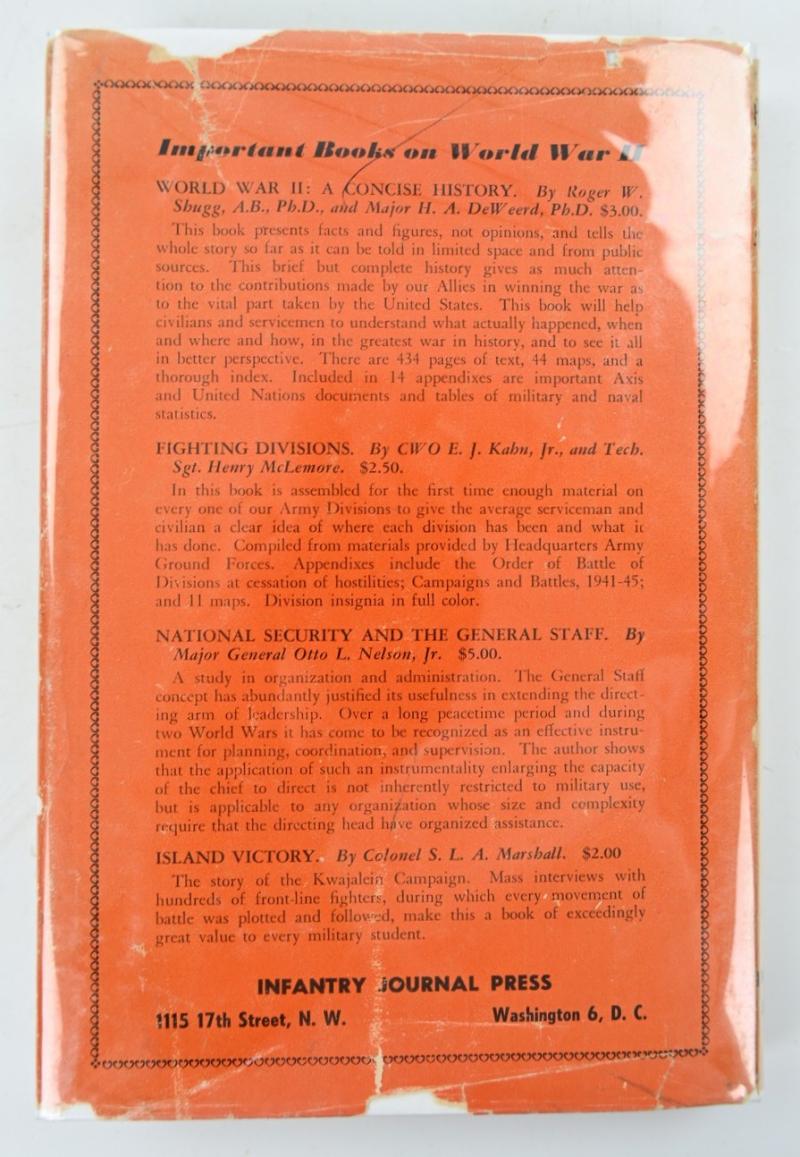 US WW2 Book Bastogne: The First Eight Days: In Which the 101st Airborne Division Was Closed Within the Ring of German Forces