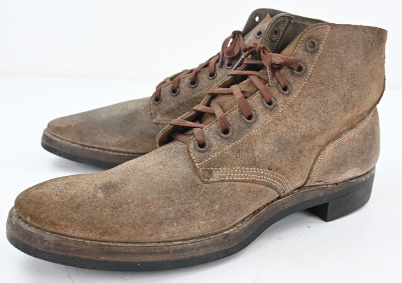US WW2 Rough-Out Low Boots
