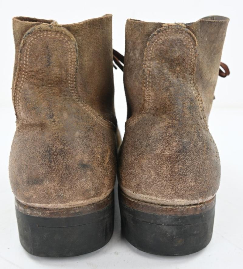 US WW2 Rough-Out Low Boots