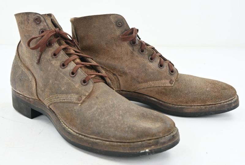 US WW2 Rough-Out Low Boots