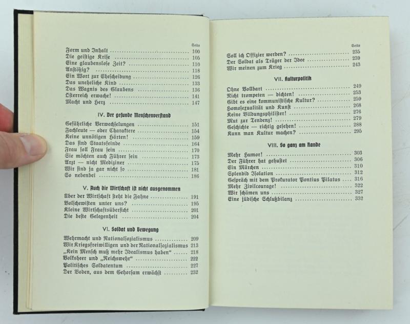 German Waffen-SS Book 'Auf Hieb und Stich'