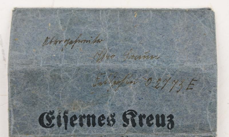 German WH Wehrpass, Deathcard and Iron Cross 'Theo Baum'