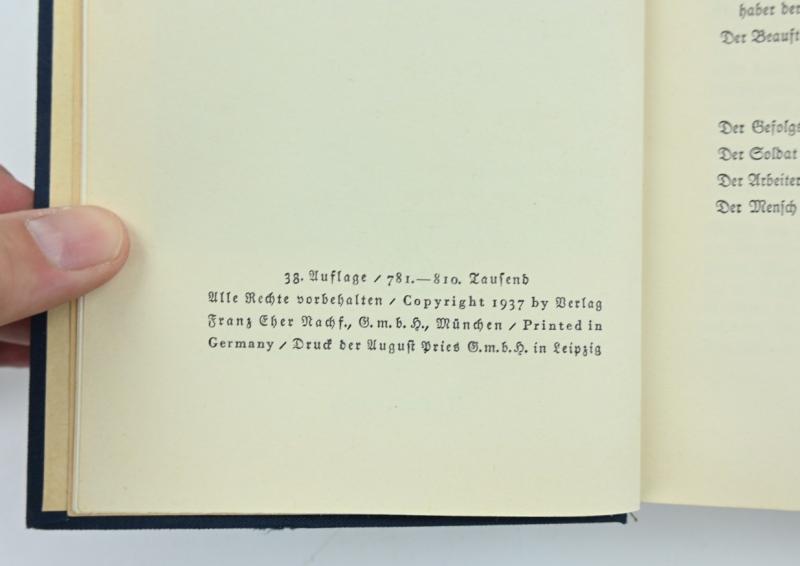 German Signed Book Hermann Göring - Werk und Mensch