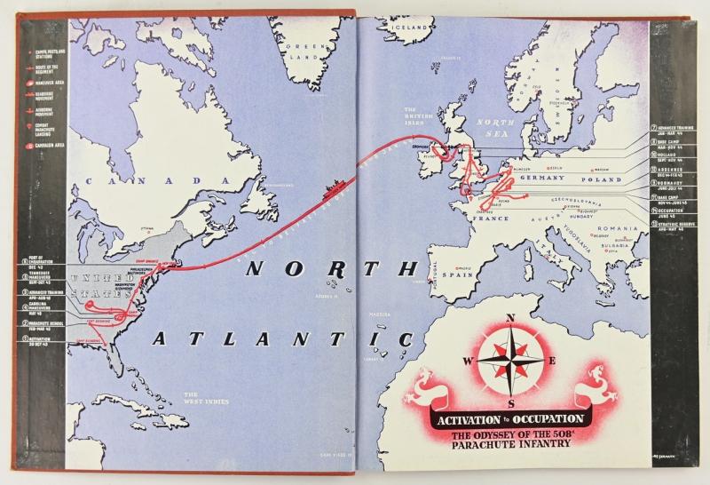 US WW2 508th PIR Book 82nd Airborne Division