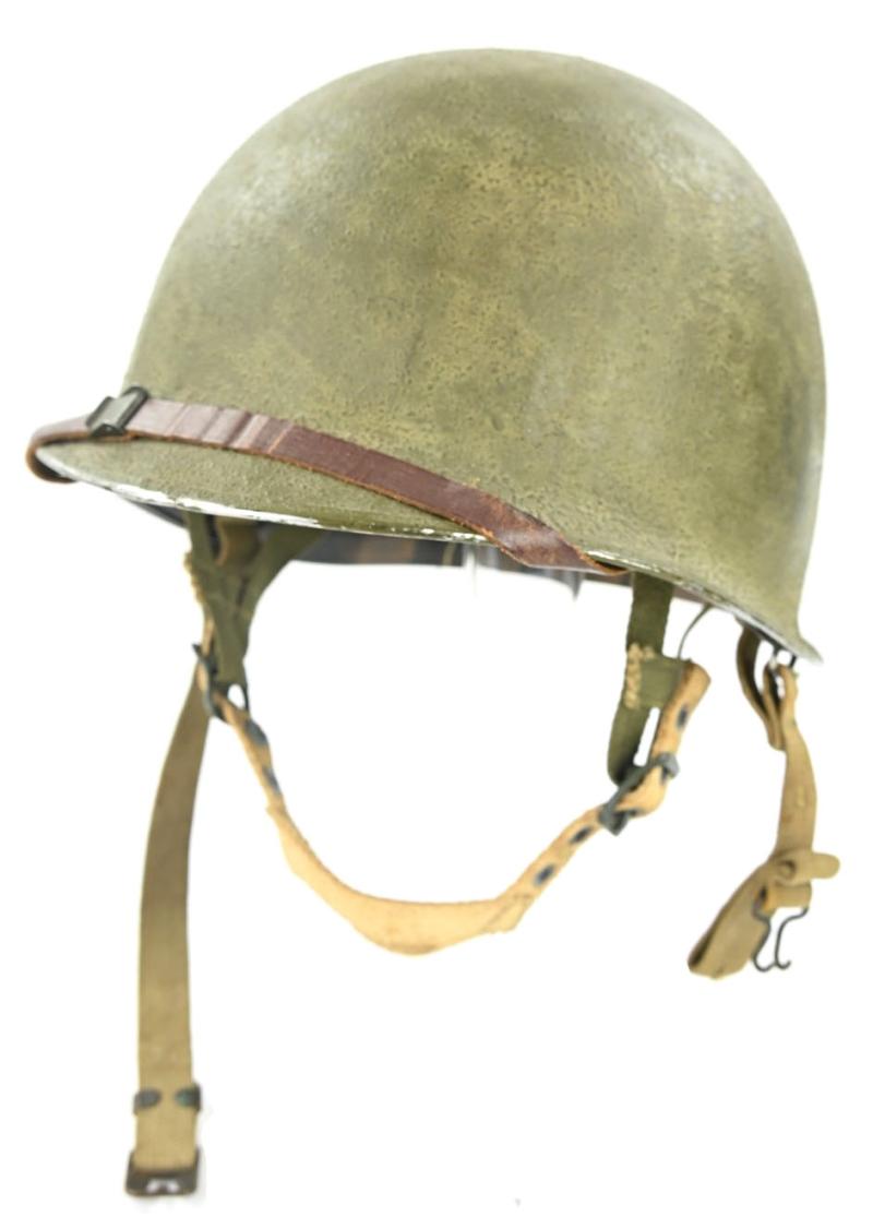 US WW2 M1 Fixed Bale Original Paratrooper Helmet