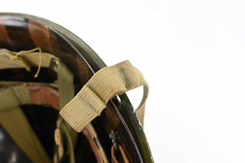 US WW2 M1 Fixed Bale Original Paratrooper Helmet
