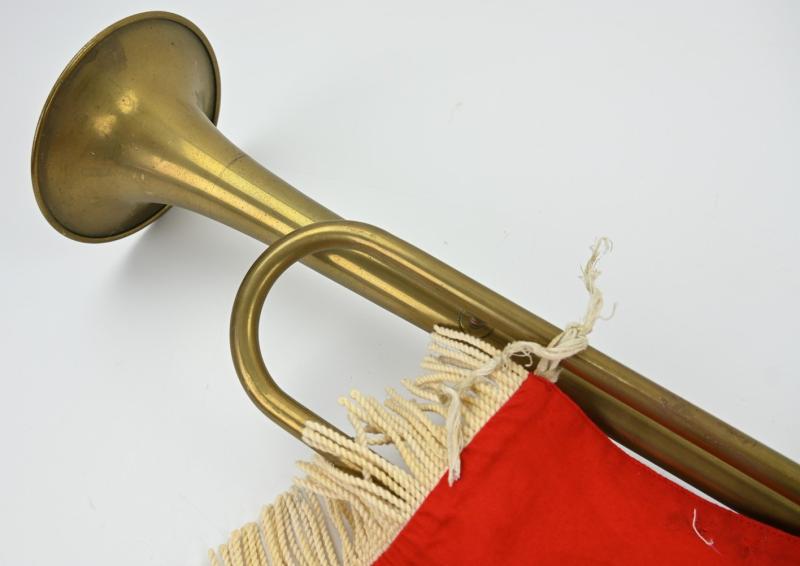 German Hitler Youth Trumpet & Fahne