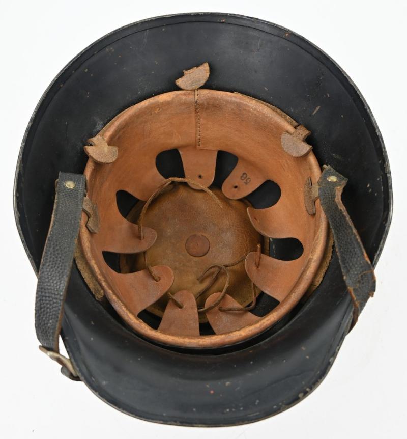 German WW2 Luftschutz Beaded Helmet