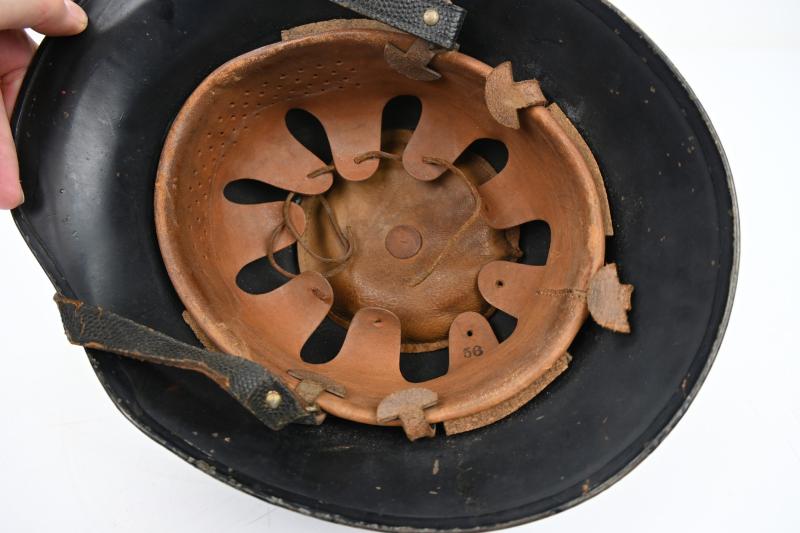 German WW2 Luftschutz Beaded Helmet