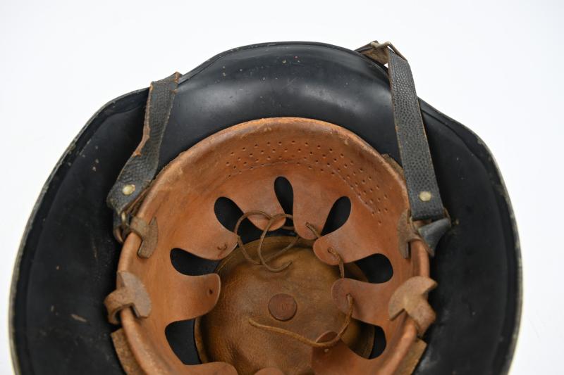 German WW2 Luftschutz Beaded Helmet