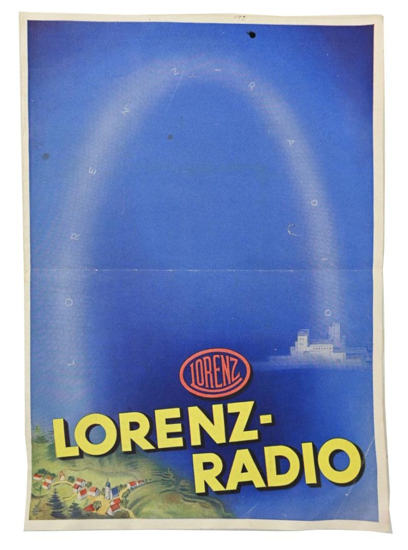 German Third Reich Period Radio Flyer 'Lorenz'