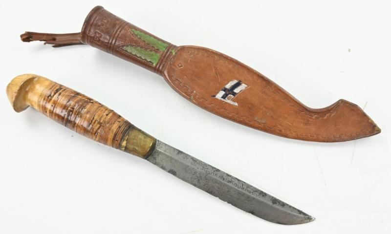 Finnish WW2 Puukko Fighting Trench Knife
