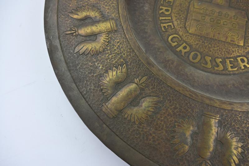 German KM Coastal Artillery Plate 'Batterie Grosser Kurfürst'