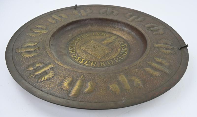 German KM Coastal Artillery Plate 'Batterie Grosser Kurfürst'