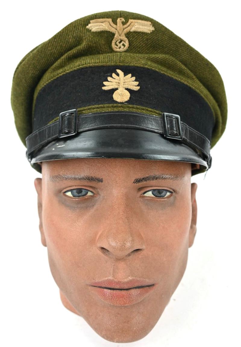 Dutch SS Landstorm Nederland Visor Cap