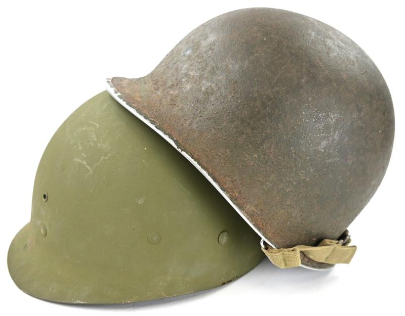 US WW2 M1 Named Combat Helmet