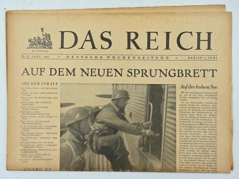 German Newspaper “Das Reich” 1 June 1941