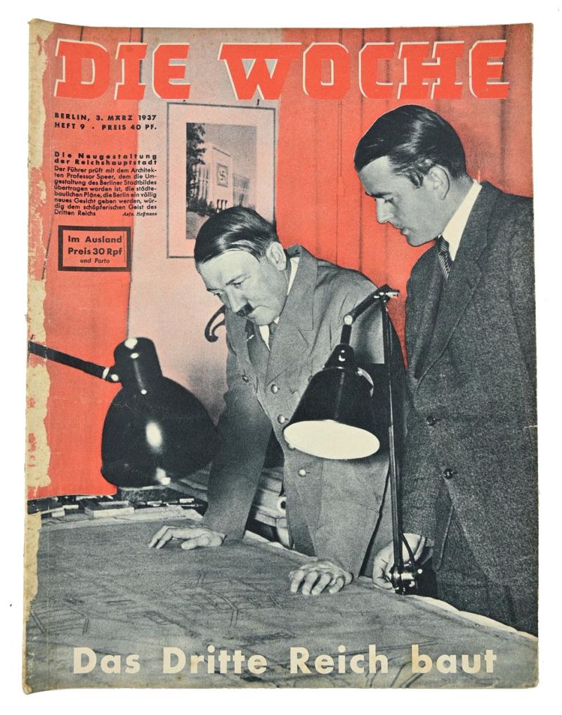 German Third Reich Magazine 'Die Woche' 1937