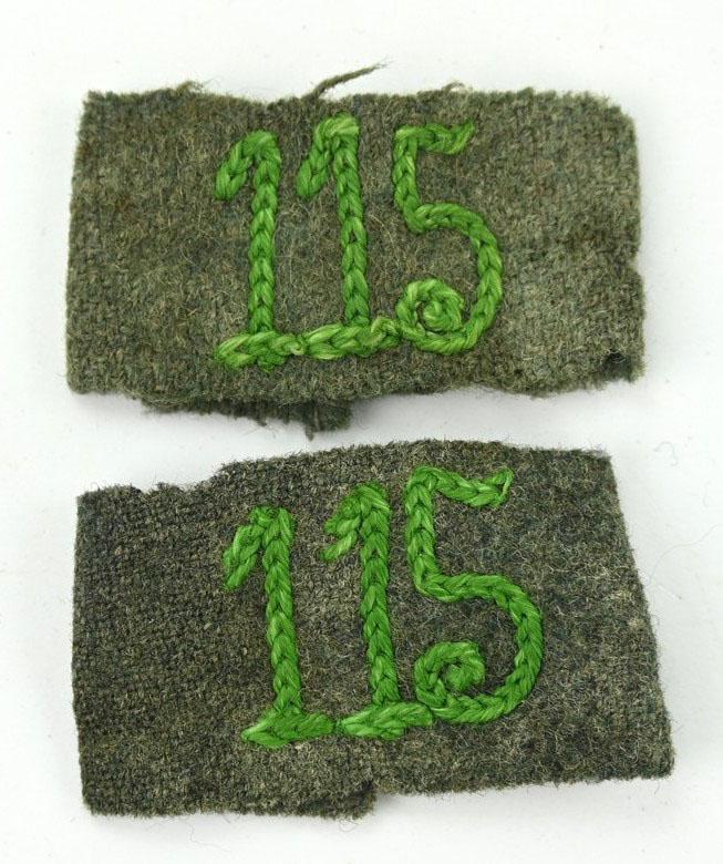 German WH Shoulderboard Slip-ons 'G.R.115'