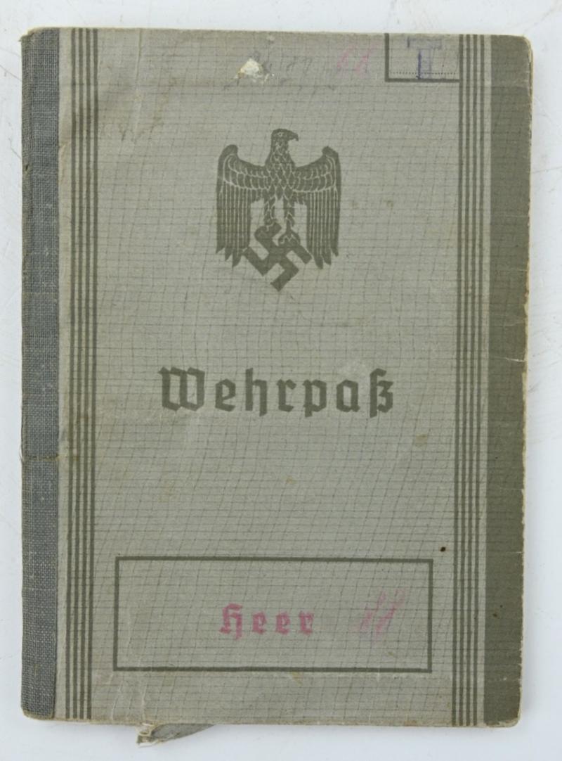 German WH Wehrpass WW1 Veteran