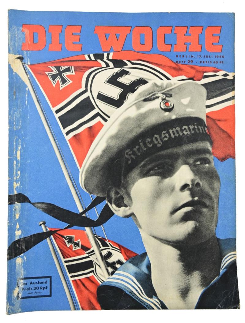 German Third Reich Magazine 'Die Woche' 1940