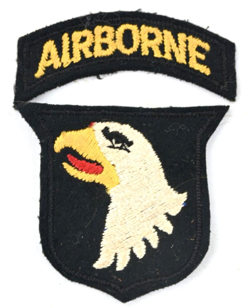 US WW2 101st Airborne Division SSI British Made