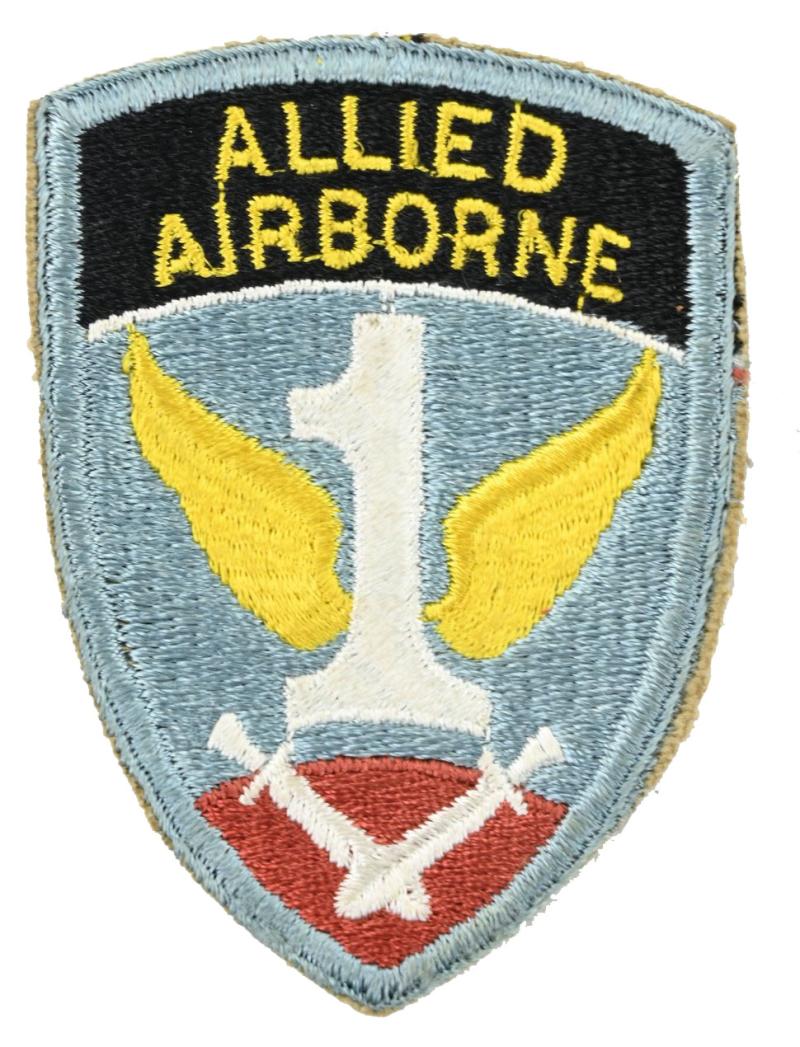 US WW2 1st Allied Airborne Army Purple Back Patch