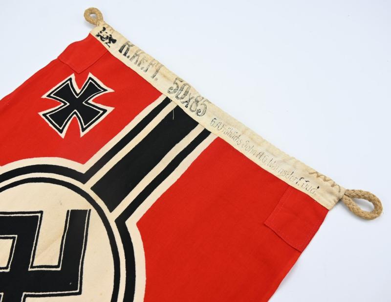 German KM 'Reichskriegsfahne' 50x85cm (U-Boat Flag)
