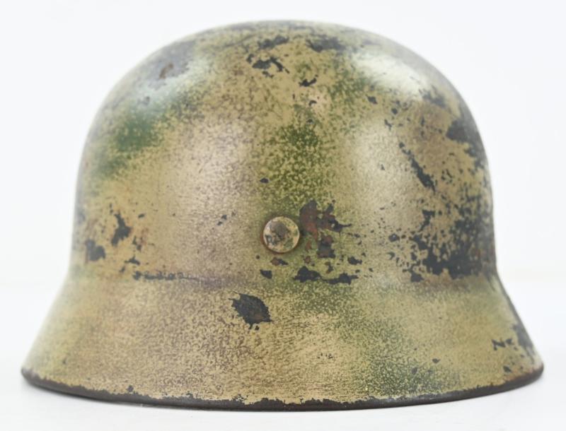German KM M35 Coastal Artillery Camo Combat Helmet