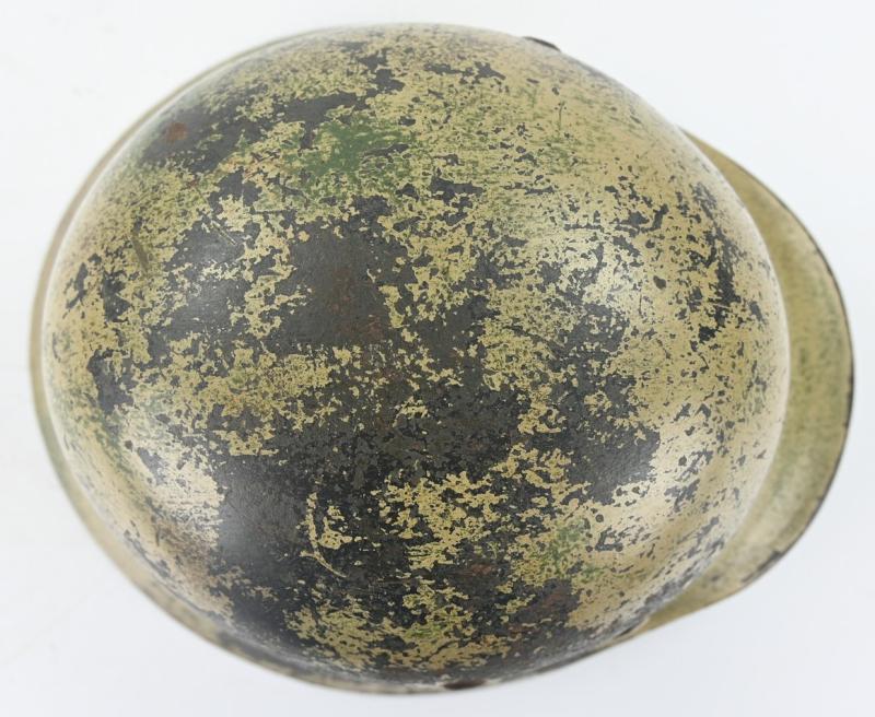 German KM M35 Coastal Artillery Camo Combat Helmet
