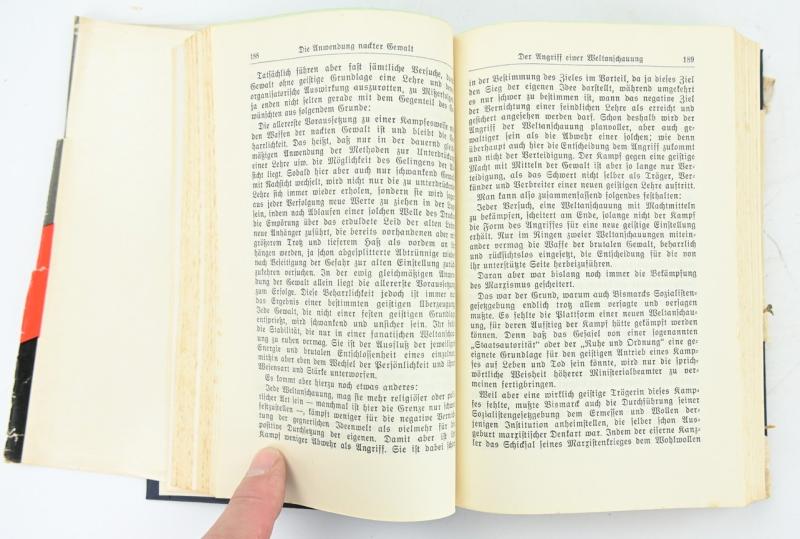 German Adolf Hitler Mein Kampf Book 1938