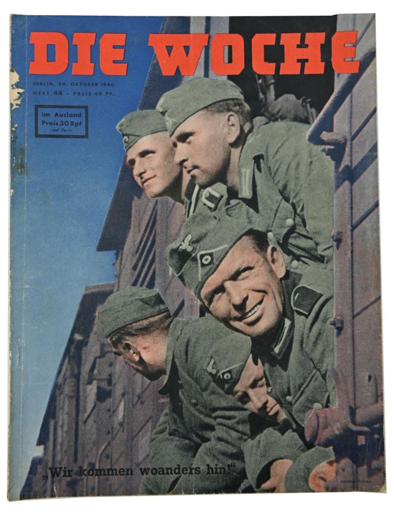 German Third Reich Magazine 'Die Woche' 1940