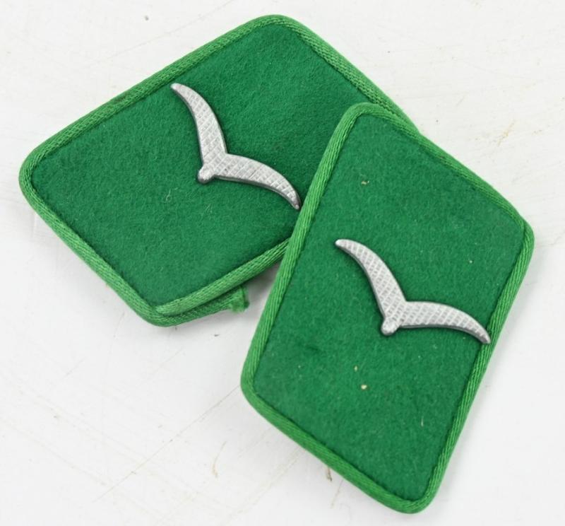 German LW Fielddivision Collar Tabs 'Jäger'