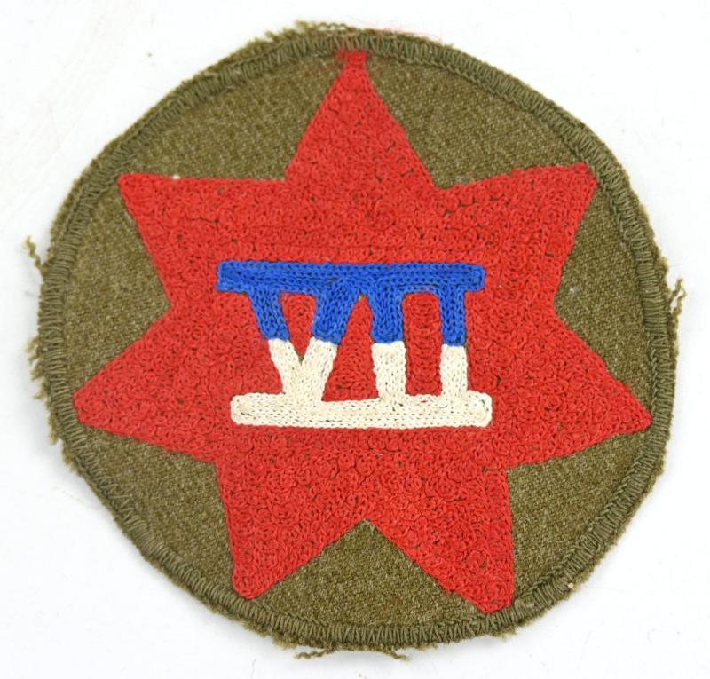 US WW2 VII Corps HQ Patch (German Made)