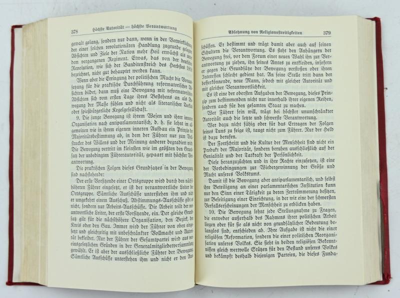 German Mein Kampf Pocket Book 1940