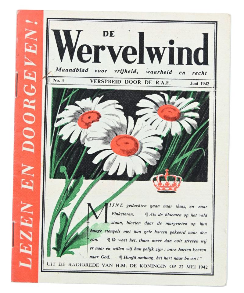 British RAF WW2 Droppingsbooklet 'De Wervelwind'