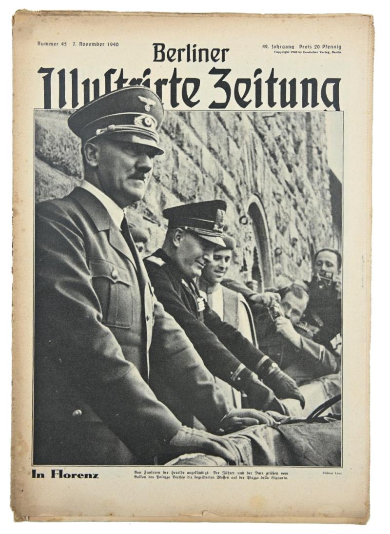 German Berliner Illustrierte Zeitung Newspaper 1940